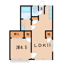 安藤アパートの物件間取画像